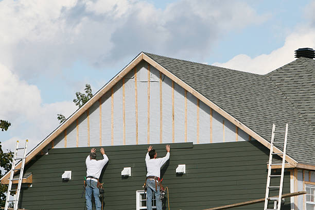 Professional Siding Contractor technician working in Tobaccoville, NC